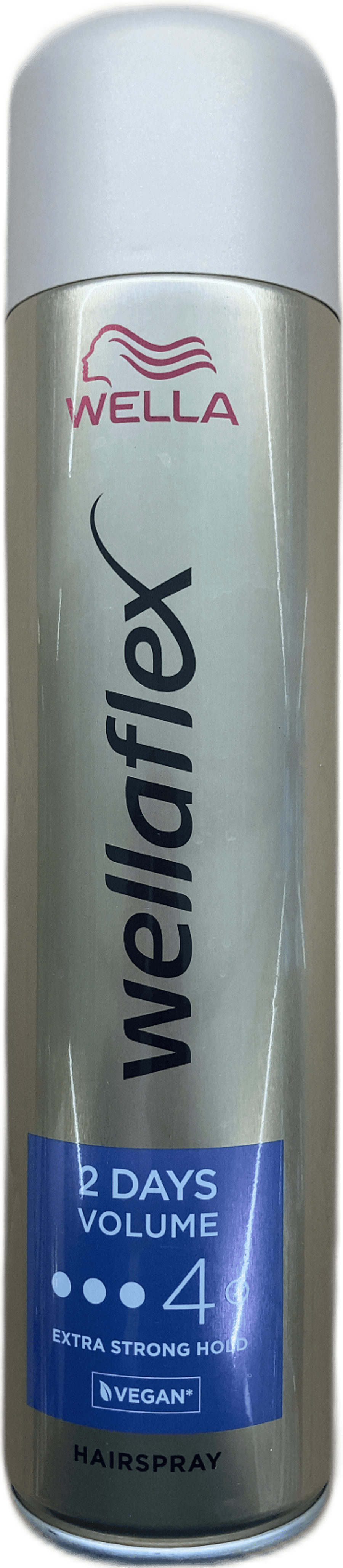 Wella Wellaflex 2 daga rúmmál, extra sterkt hald hársprey 400 ml