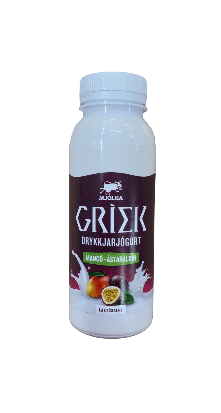 Mjólka Grikk Drykkjarjógúrt Mango-Ástaraldin Laktósafrí 250 ml