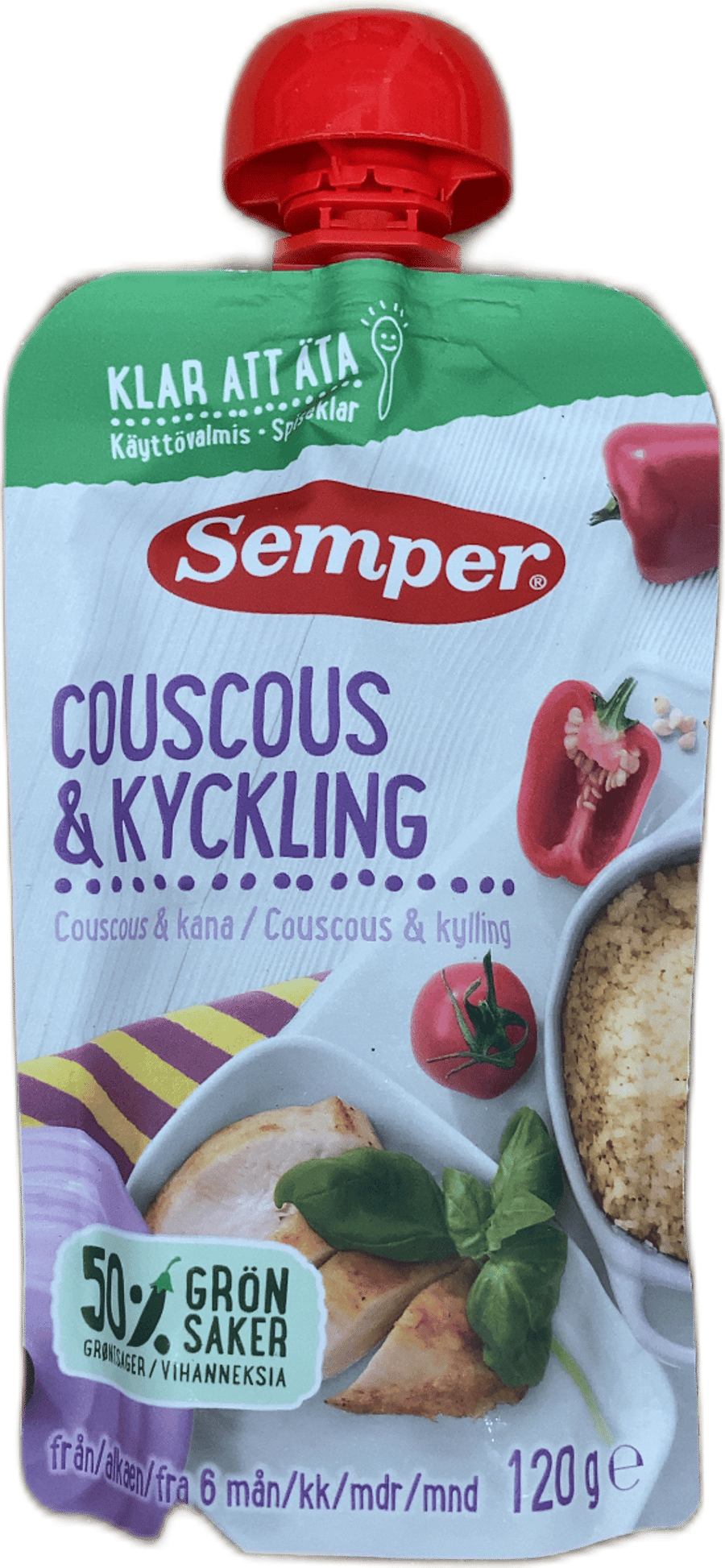 Semper kúskús og kjúklingur 120 g