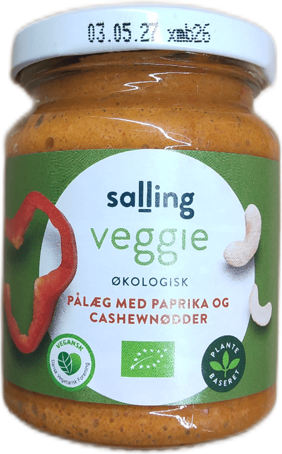 Salling grænmetisálegg með papriku og kasjúhnetum 125 g
