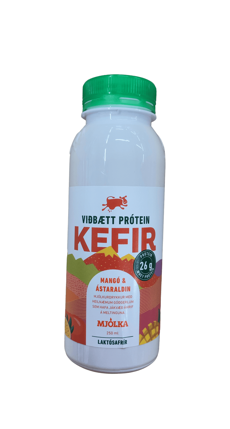 Mjólka Kefir Viðbætt Prótein Mangó & Ástaraldin 250 ml