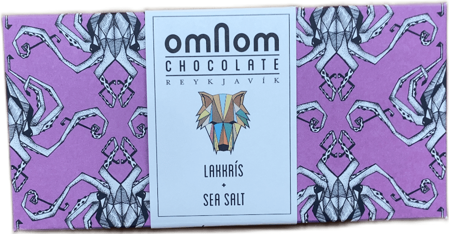 Omnom Lakkrís sjávarsalt hvítt súkkulaði 60 g