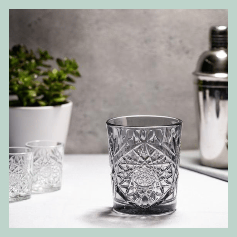 Hobstar glas – Grey