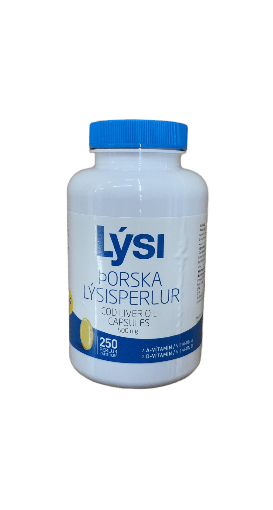 Lýsi Þorska Lýsisperlur 250 stk