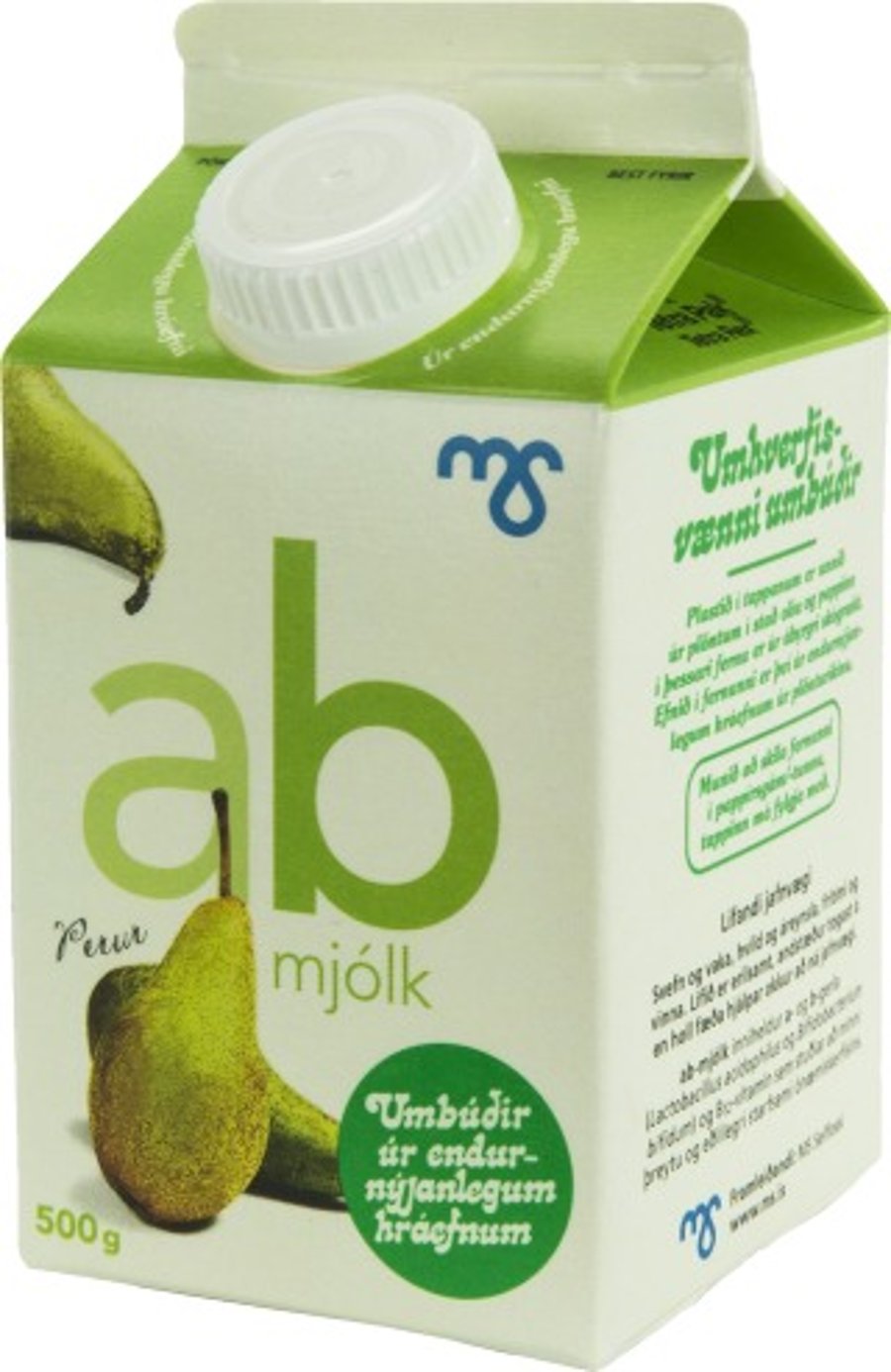 MS AB-mjólk með perum 500 ml