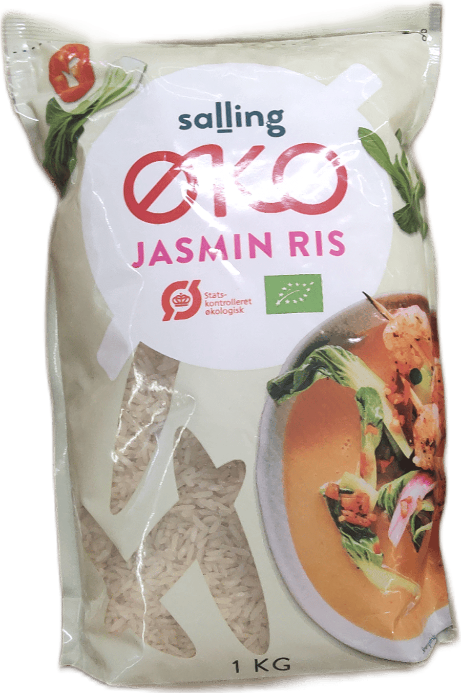 Salling lífræn jasmín hrísgrjón 1000 g
