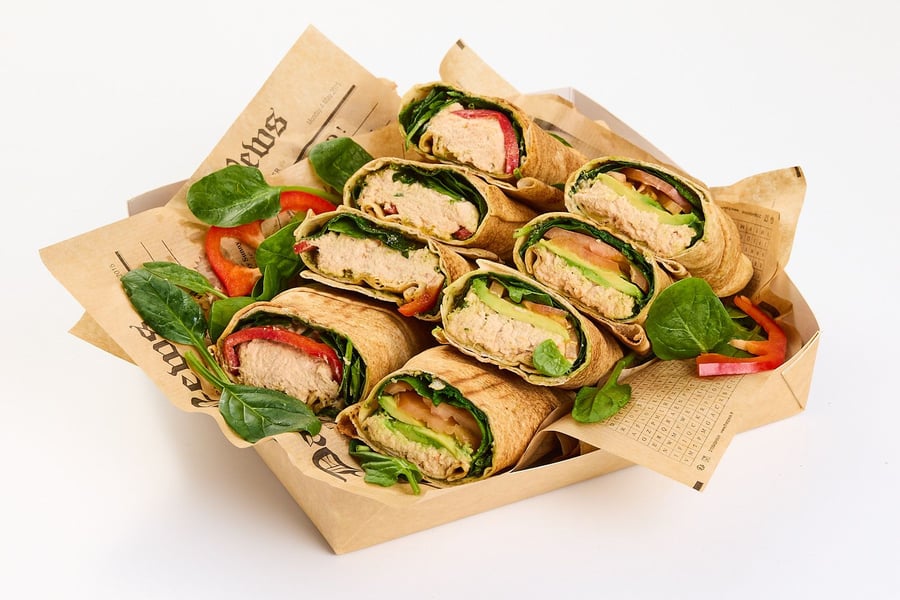 Tuna blandaður vefjabakki
