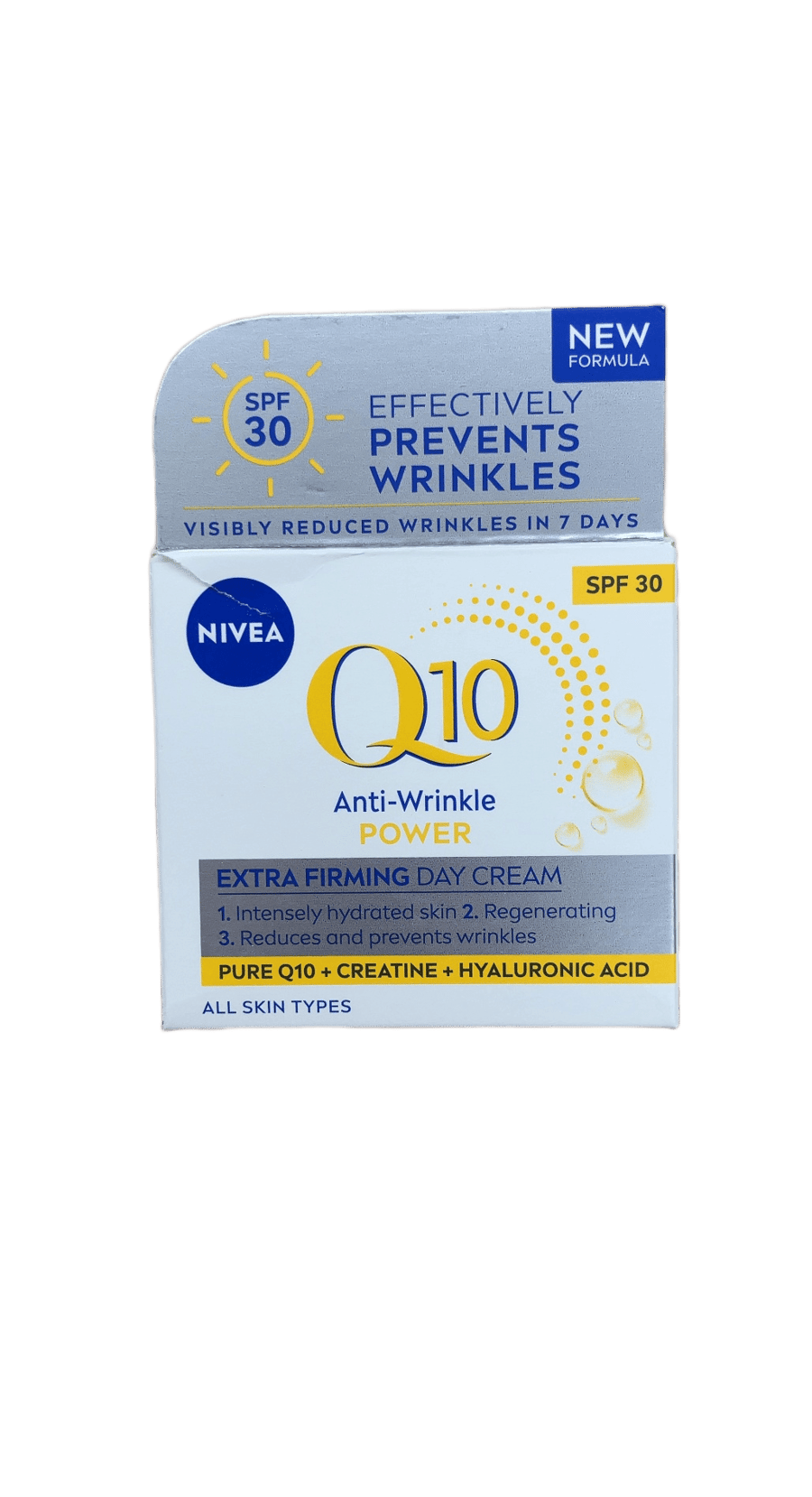 Nivea Q10 hrukkuminnkandi og extra stinnandi dagkrem SPF 30 50 ml