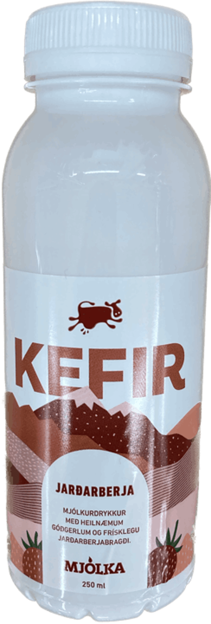 Mjólka kefir jarðarber 250 ml