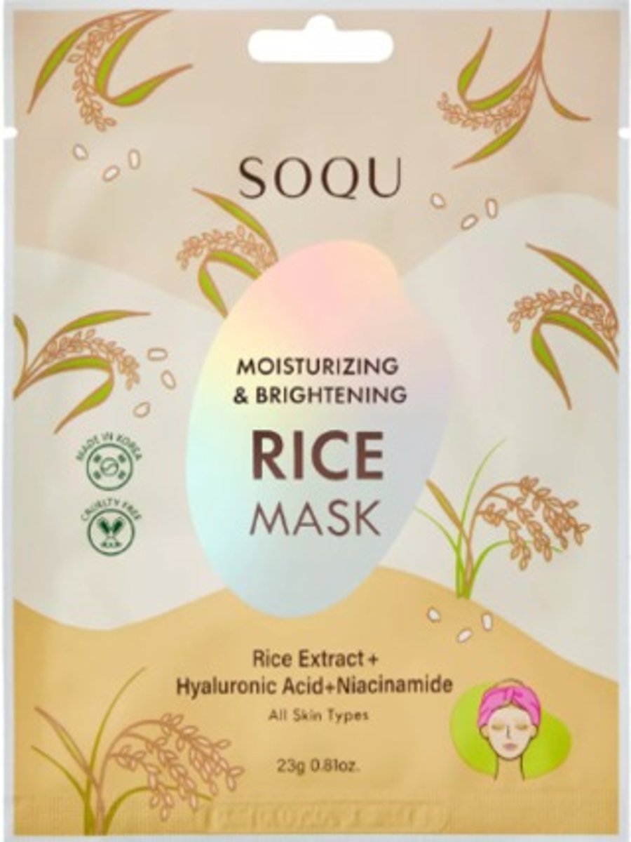Soqu rice sheet maski 1 stk.