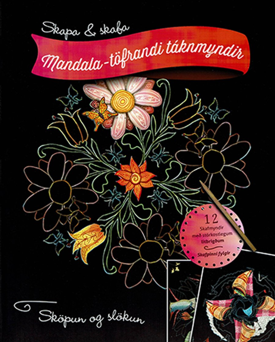 Mandala - töfrandi táknmyndir: skapa og skafa