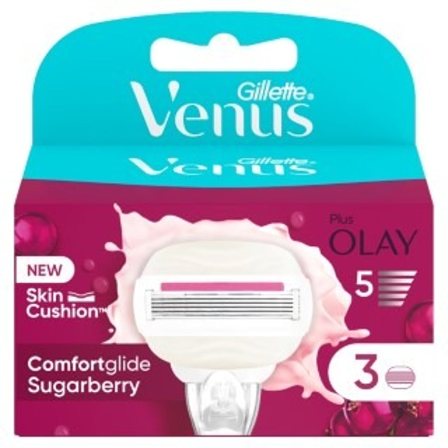 Gillette Venus ComfortGlide rakblöð 3 stk.