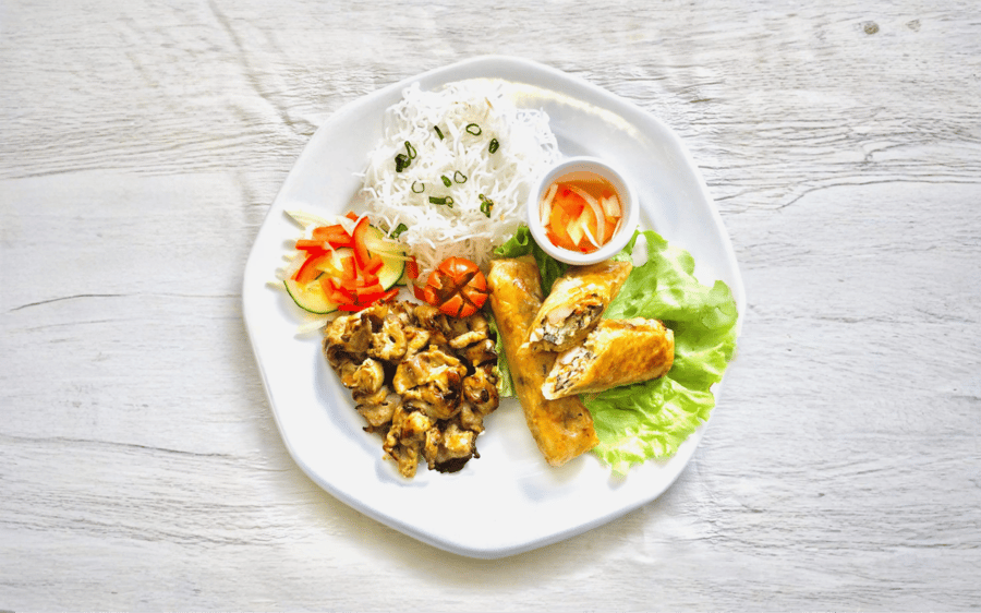 27. Chả nem thịt nướng