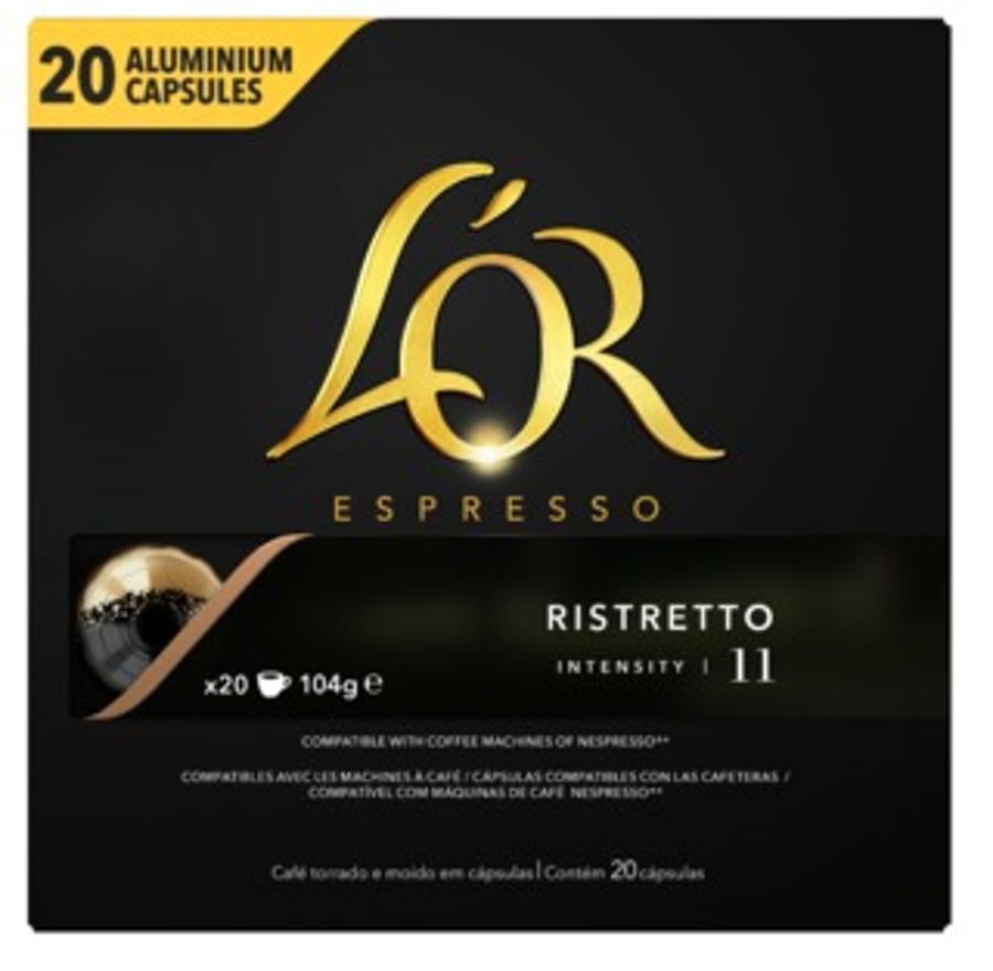 L'Or Espresso Ristretto kaffihylki 20 stk.