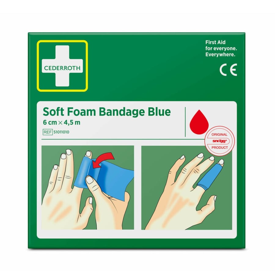 Cederroth Einangrunarplástur blár 6cm x 4,5m
