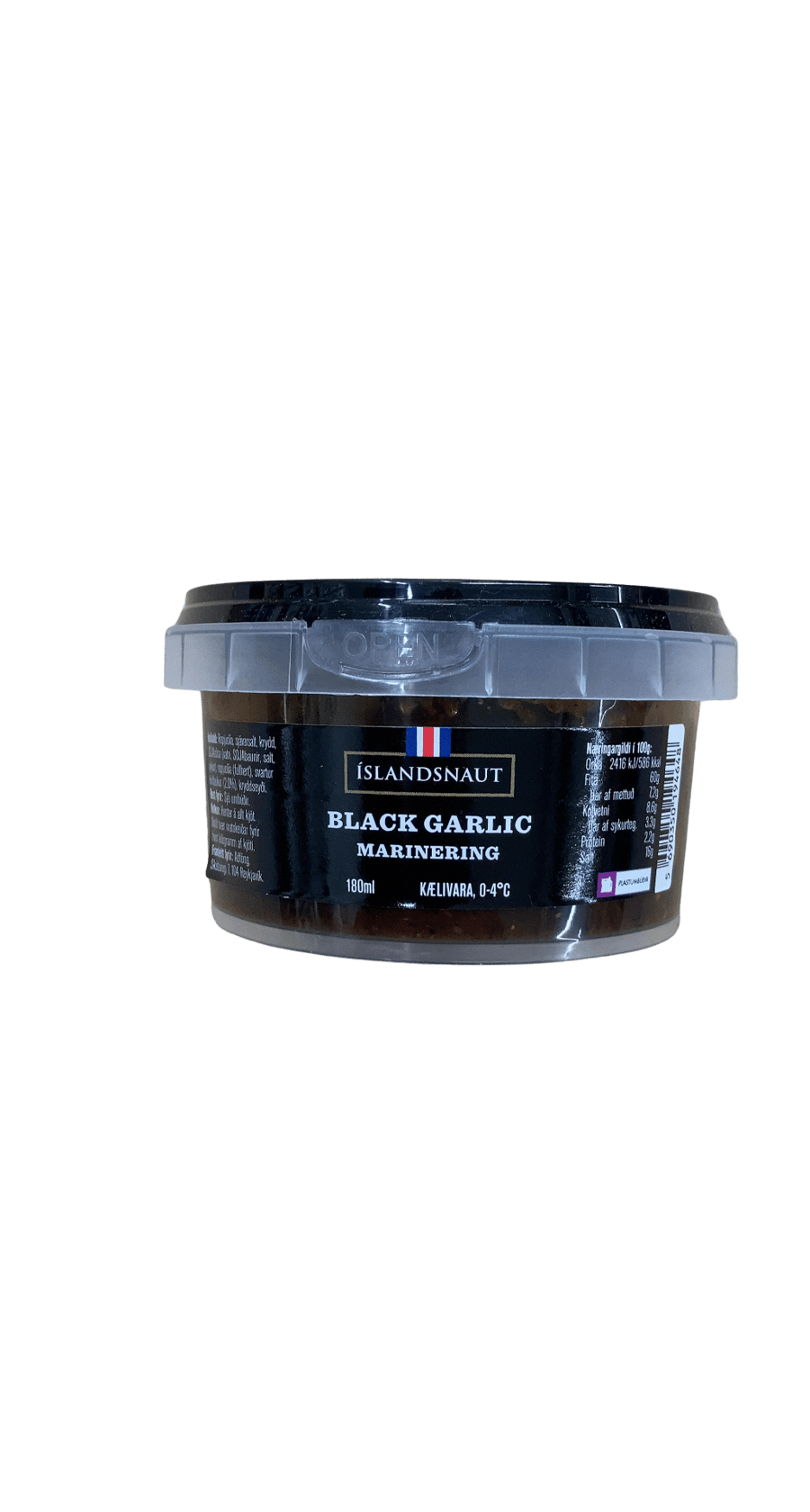 Íslandsnaut Black Garlic Marinering 180 ml