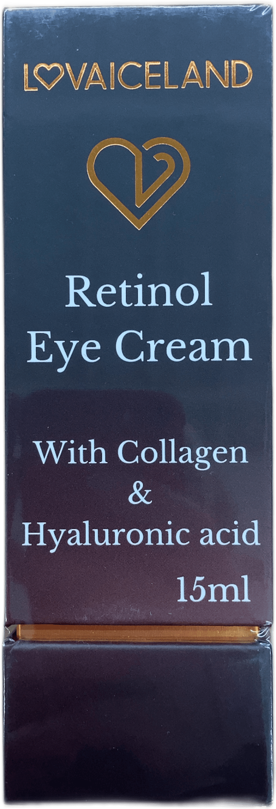 Lovaiceland retínól augnkrem með kollageni og hýalúrónsýru 15 ml