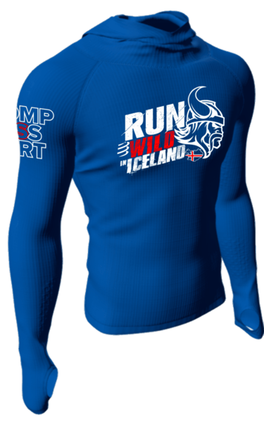 CompresSport Run wild in iceland treyja