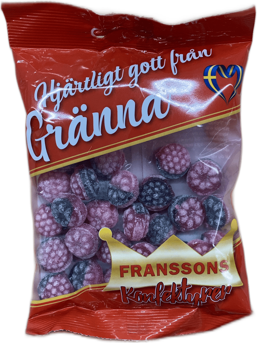 Franssons salt hindber 100 g