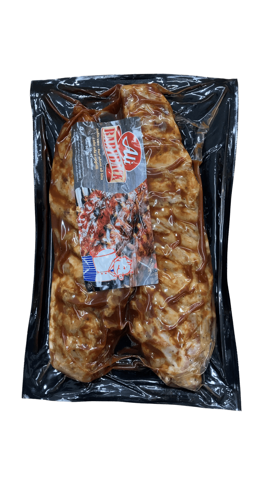 Ali Baby Back Soðin grísarif í sósu 1203 g