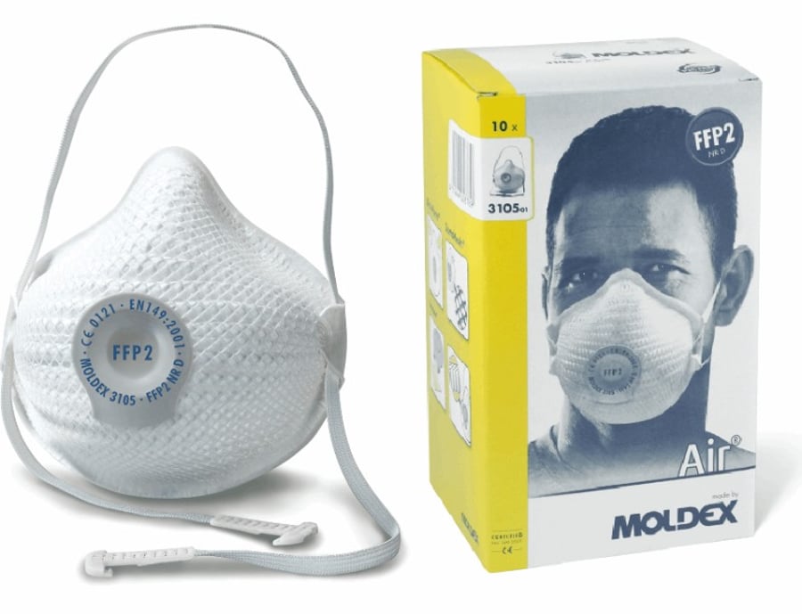 Moldex AIR rykgríma FFP2D M/L, 10skt