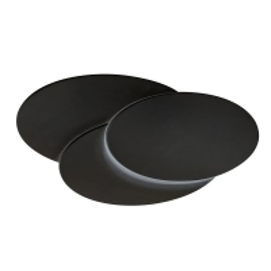 Clover Oval LED Wall Black