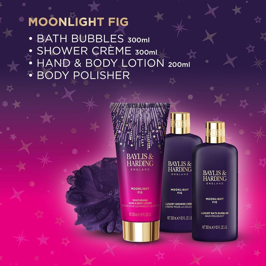 Baylis & Harding Moonlight Fig Bag of Beauty Gjafasett