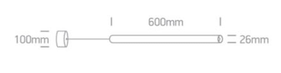 8W COB LED Black body Brass reflector pendant