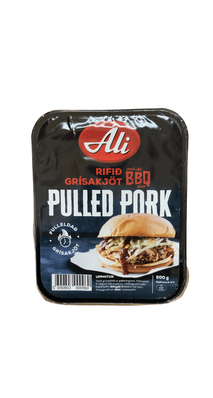 Ali Pulled Pork Rifið grísakjöt 500 g