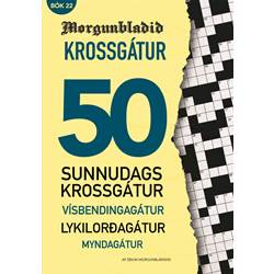 Krossgátur Morgunblaðið bók 22
