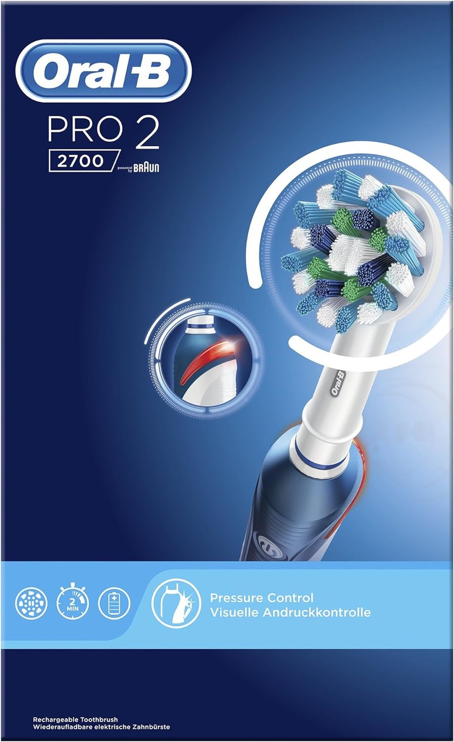 Oral B Pro 2 Cross Action Rafmagnstannbursti