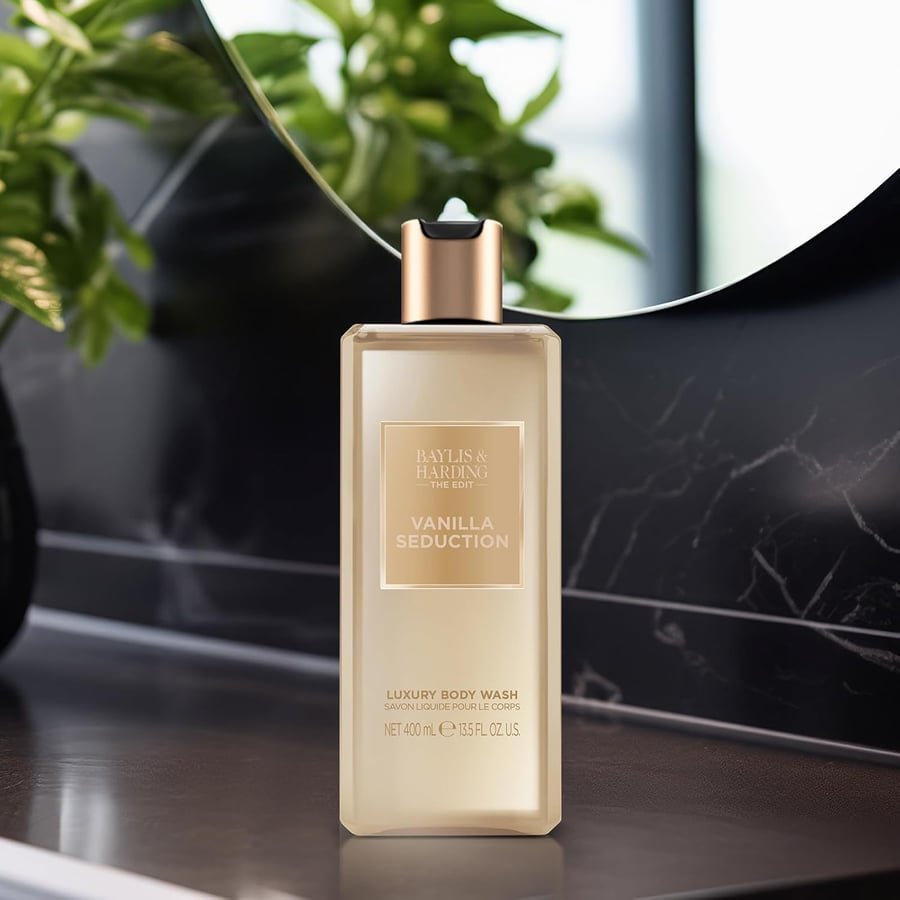 Baylis & Harding The Edit Vanilla Seduction Sturtu og baðsápa 400 ml