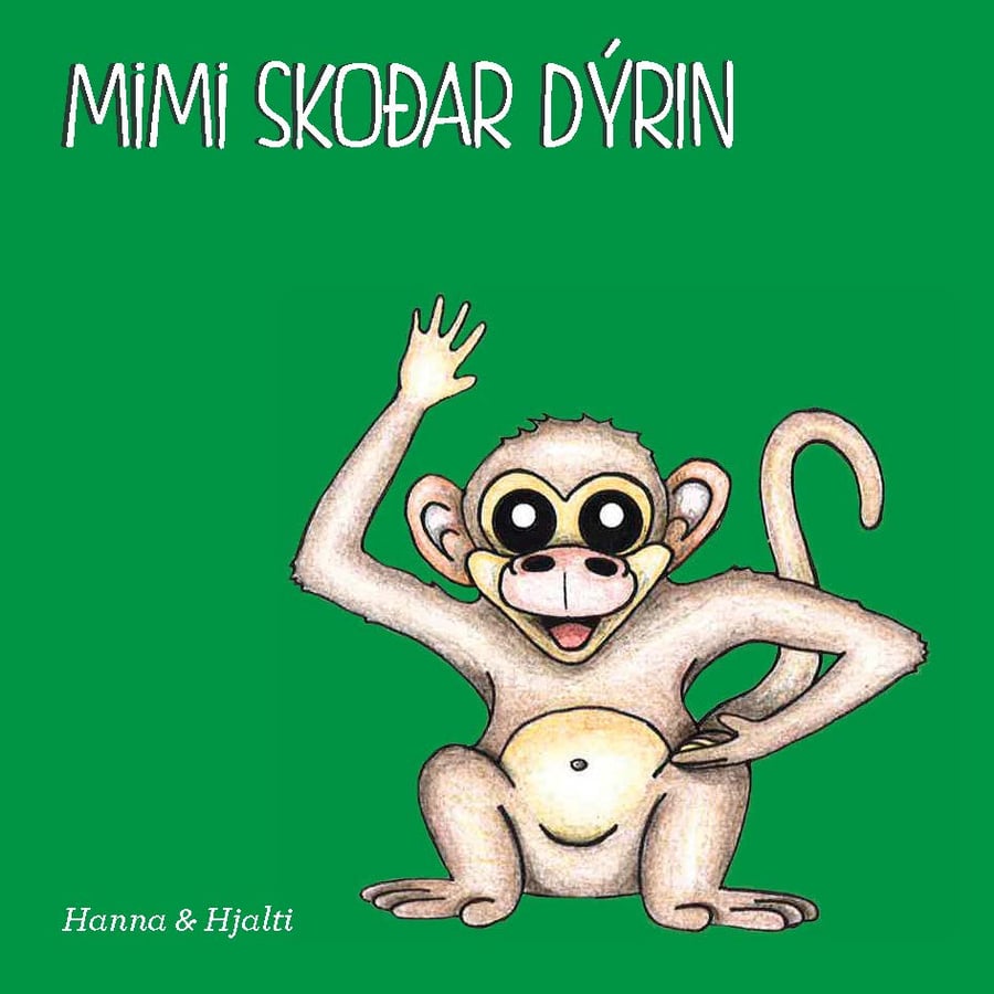 Mimi skoðar dýrin