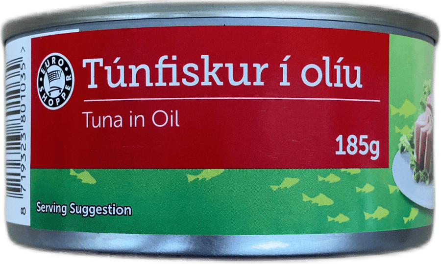 Euro Shopper Túnfiskur í Olíu 185 g