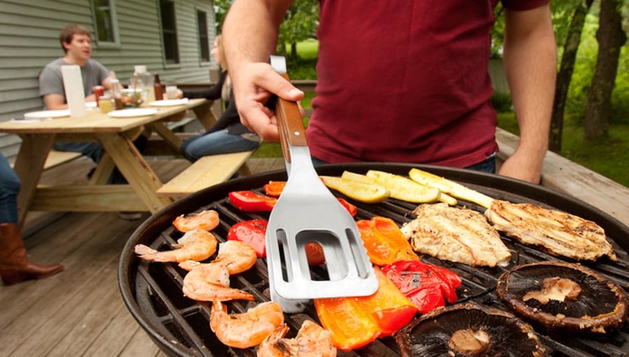 Stake grilltöng