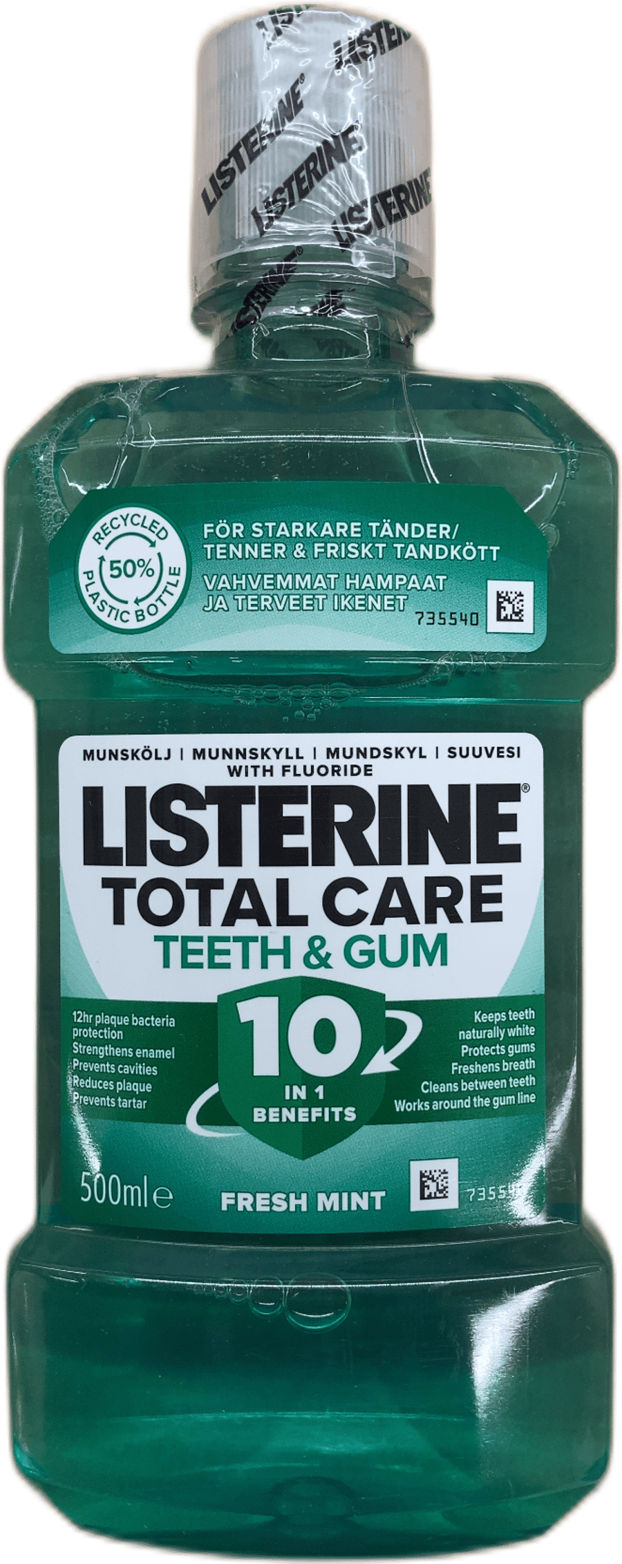 Listerine Total Care Teeth & Gum Fresh Mint 500 ml