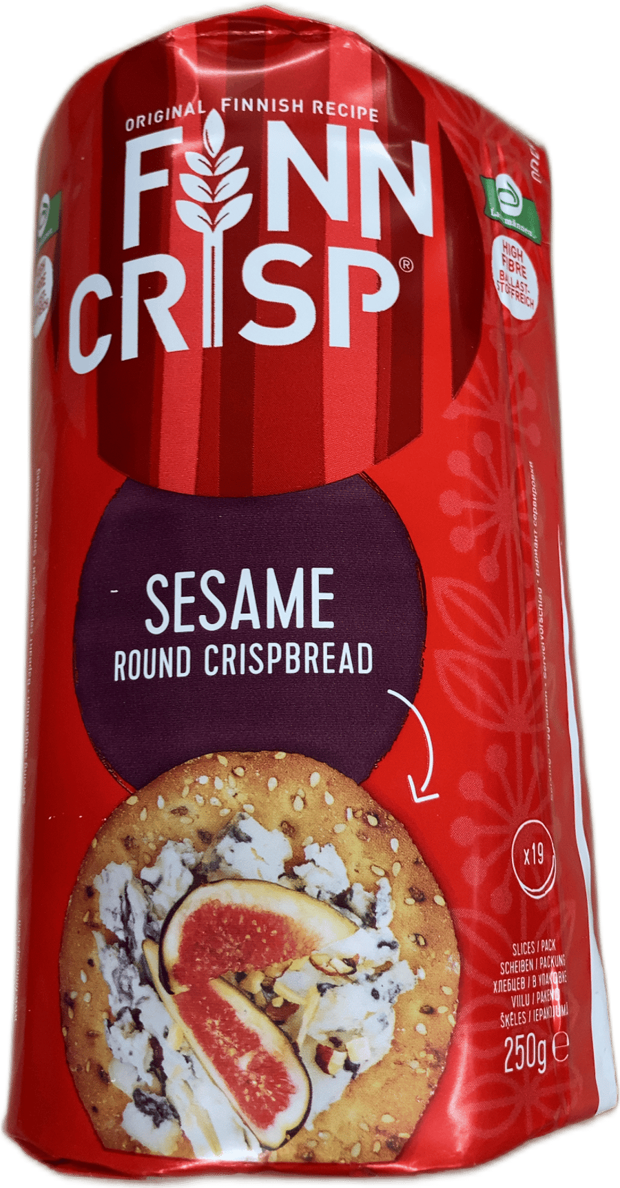 Finn Crisp Sesam kringlótt hrökkbrauð 250 g