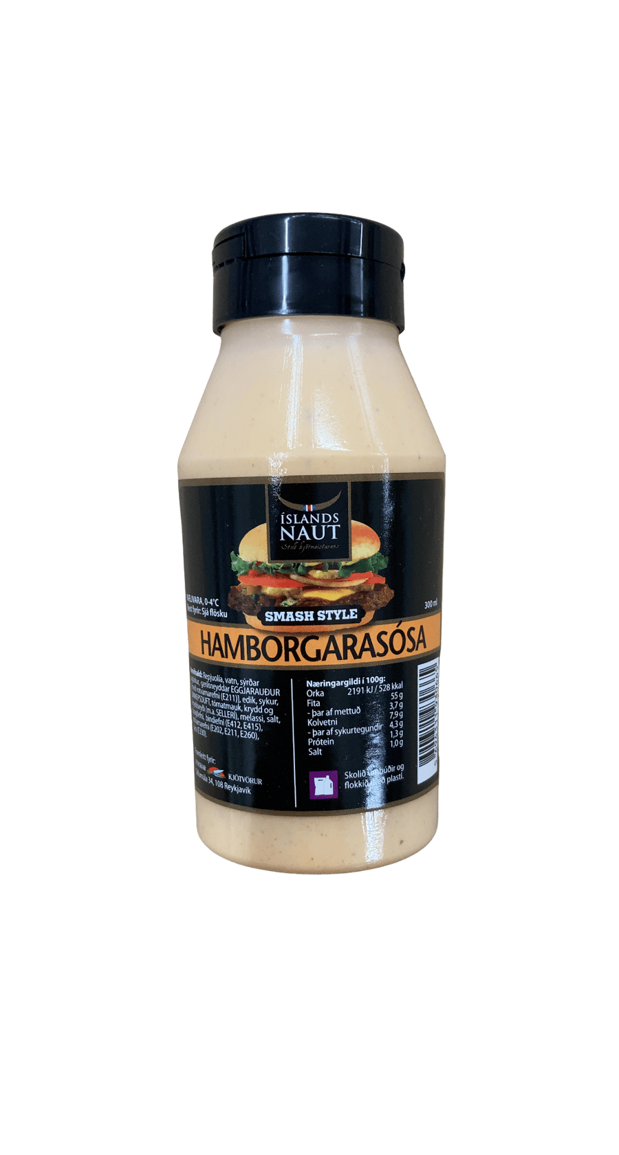Íslands Naut Smash Style Hamborgarasósa 300 ml