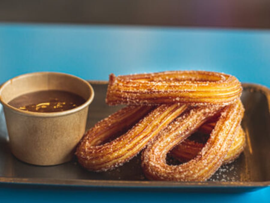 Churros með dulce de leche 6 stk