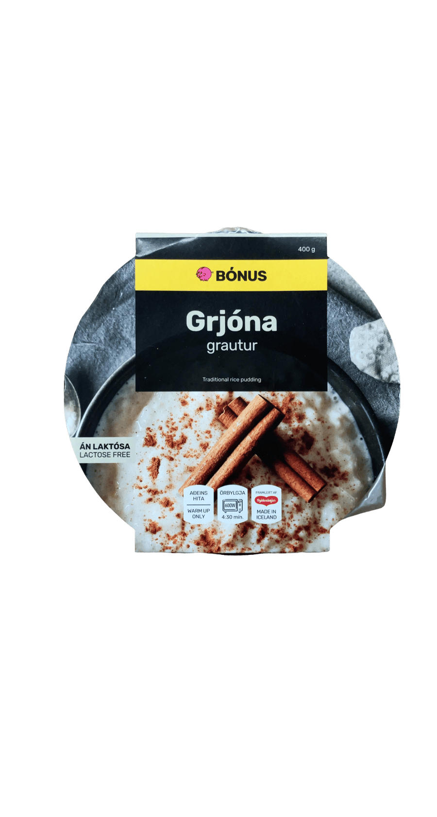 Bónus Laktósalaus Grjónagrautur 400 g