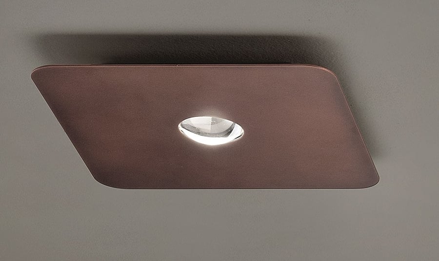 Frozen Small Brown ceiling light by Studio Italia Design