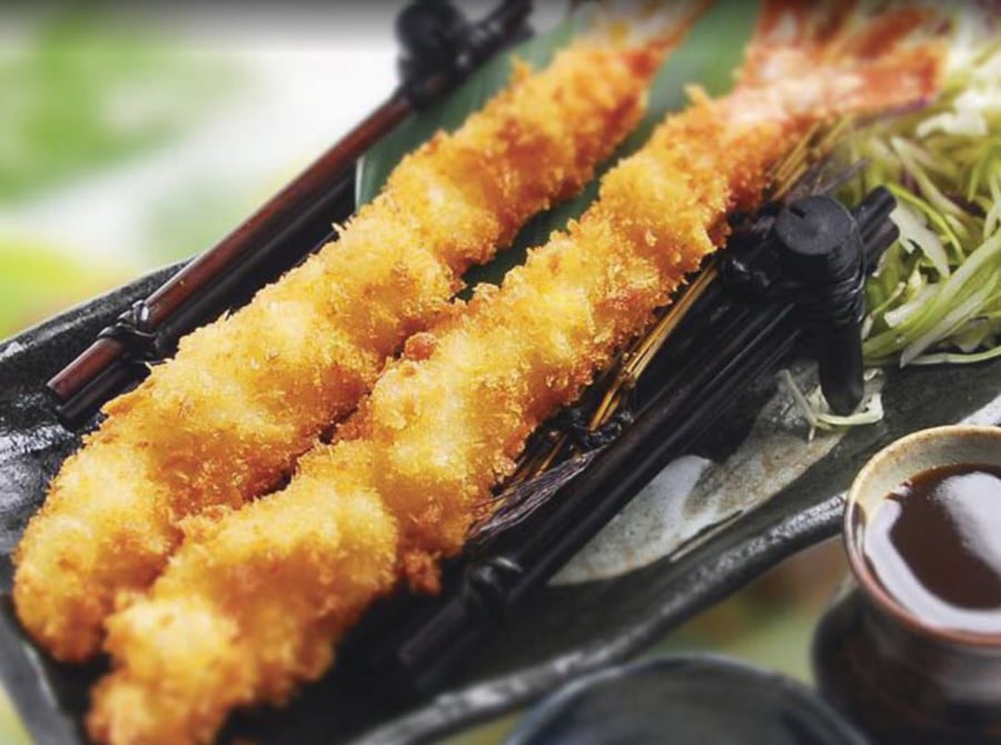 Deep fried shrimps