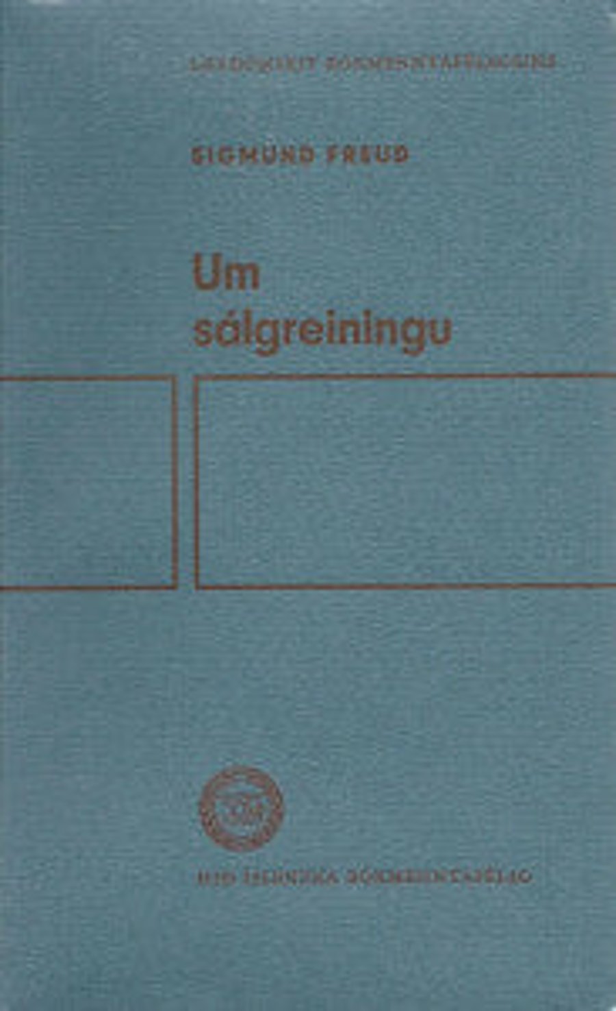 UM SÁLGREININGU