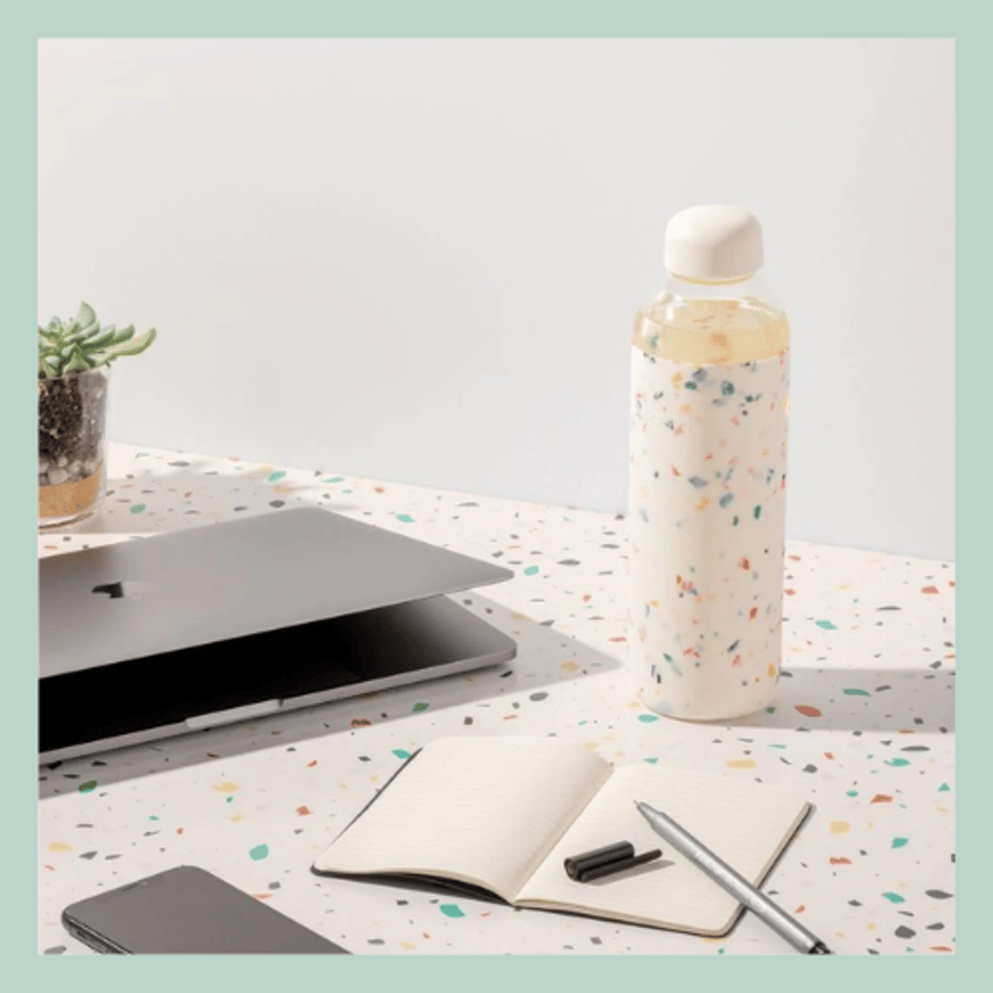 Porter vatnsflaska – Terrazzo Cream