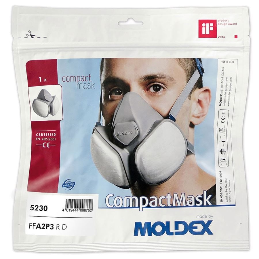 Moldex samsett gríma FFA1B1E1 P3 R D