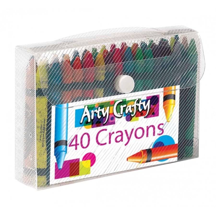 Arty Crafty vaxlitir / Arty Crafty Vaxlitir 40 stk í pakka