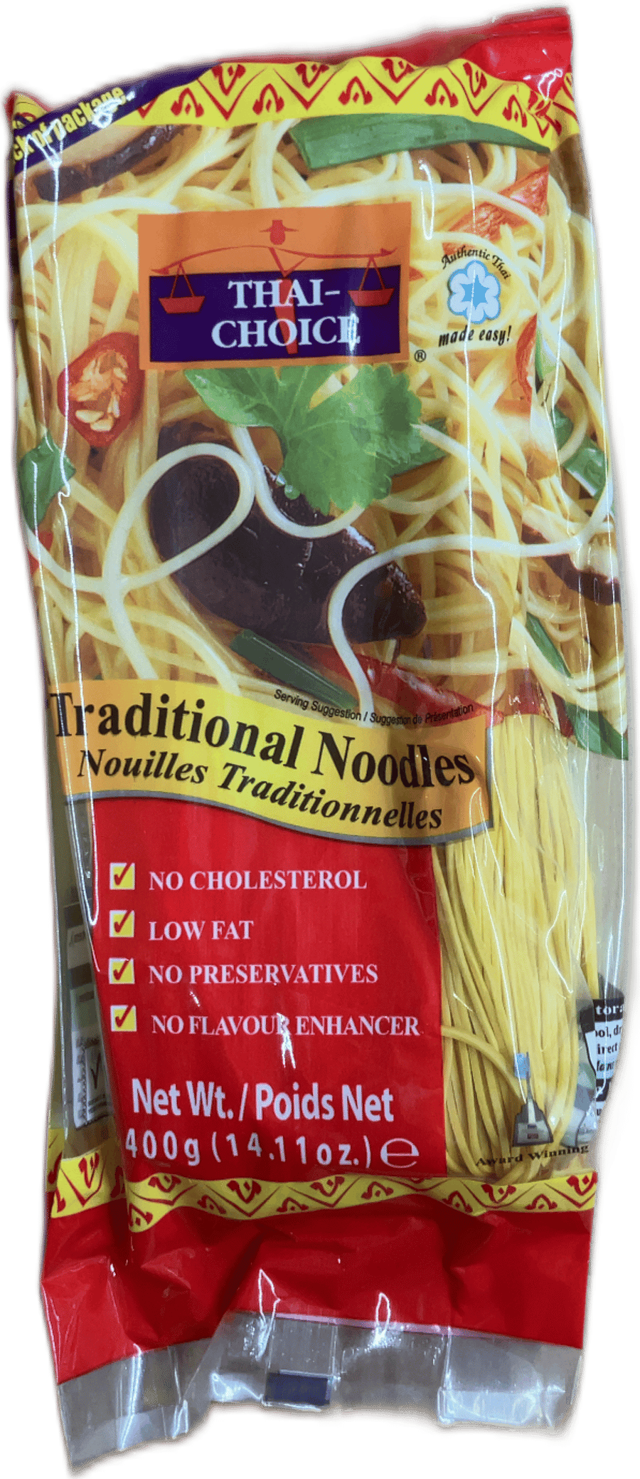 Thai-Choice hefðbundnar núðlur 400 g