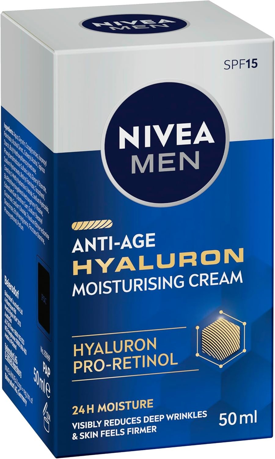 Nivia Men Anti-Age Hyaluron Augn Krem 15 ml