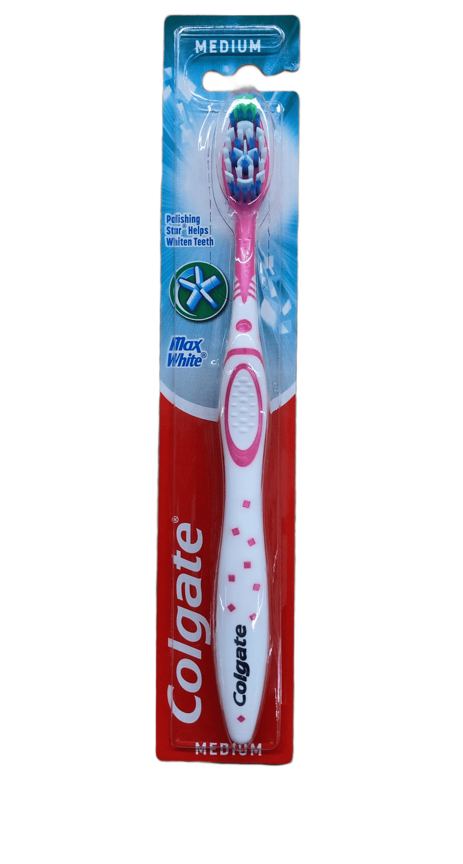 Colgate Max White miðlungs tannbursti