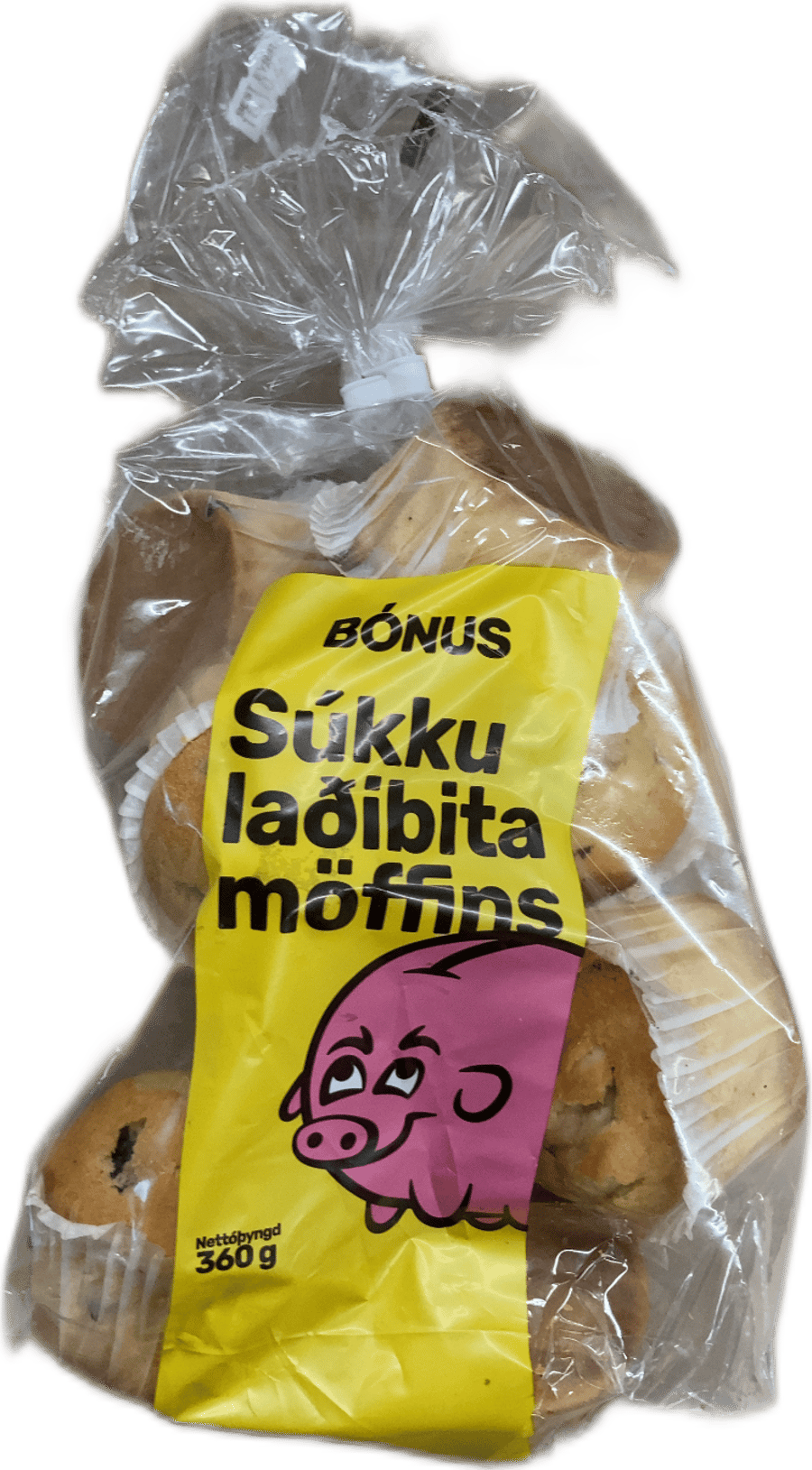 Bónus Súkkulaðibita Möffins 360 g